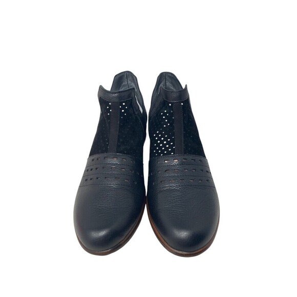 Naot Shoes Women's Size 9 - 9.5 Black Perforated Rivotra Bootie Leather - Picture 6 of 11